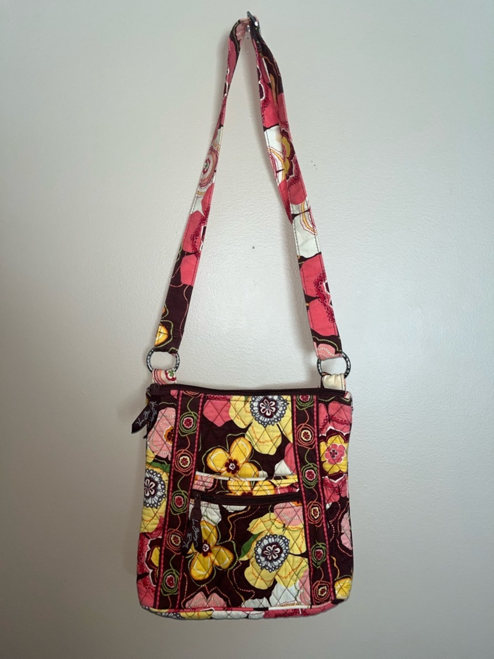 Vera Bradley Buttercup Hipster Crossbody Floral Purse Bag Vintage Y2K